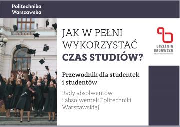 Okładka poradnika dla osób studiujących na PW