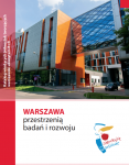 Okładka katalogu "Warszawa przestrzenią badań i rozwoju"